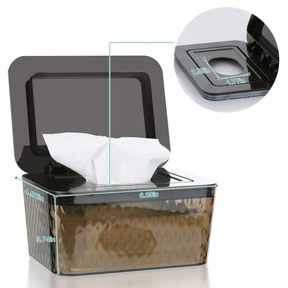 Wipes Dispenser, One-Handed Operation Wipe Holder for Baby & Adult, Seal-Designed Wipes Container for Bathroom Keep Diaper Wipes Fresh New Era Fashion LLc