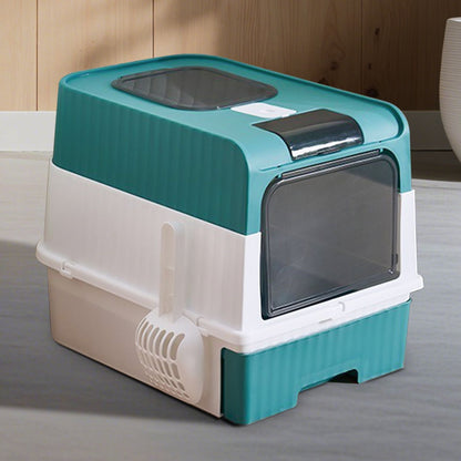 blueMagic Cube Intelligent Cat litter Box - Free Hands, Enjoy Pure Life | Automatic Cleaning, Silent Design, Preferred for Multi Cat Families New Era Fashion LLc