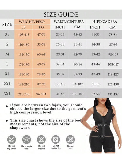 Fasjrixa Fajas Colombianas Shapewear for Women Tummy Control Post Surgery Full Body Shaper Butt Lifter with Zipper Crotch,corset tops for women,fajas colombianas moldeadoras New Era Fashion LLc
