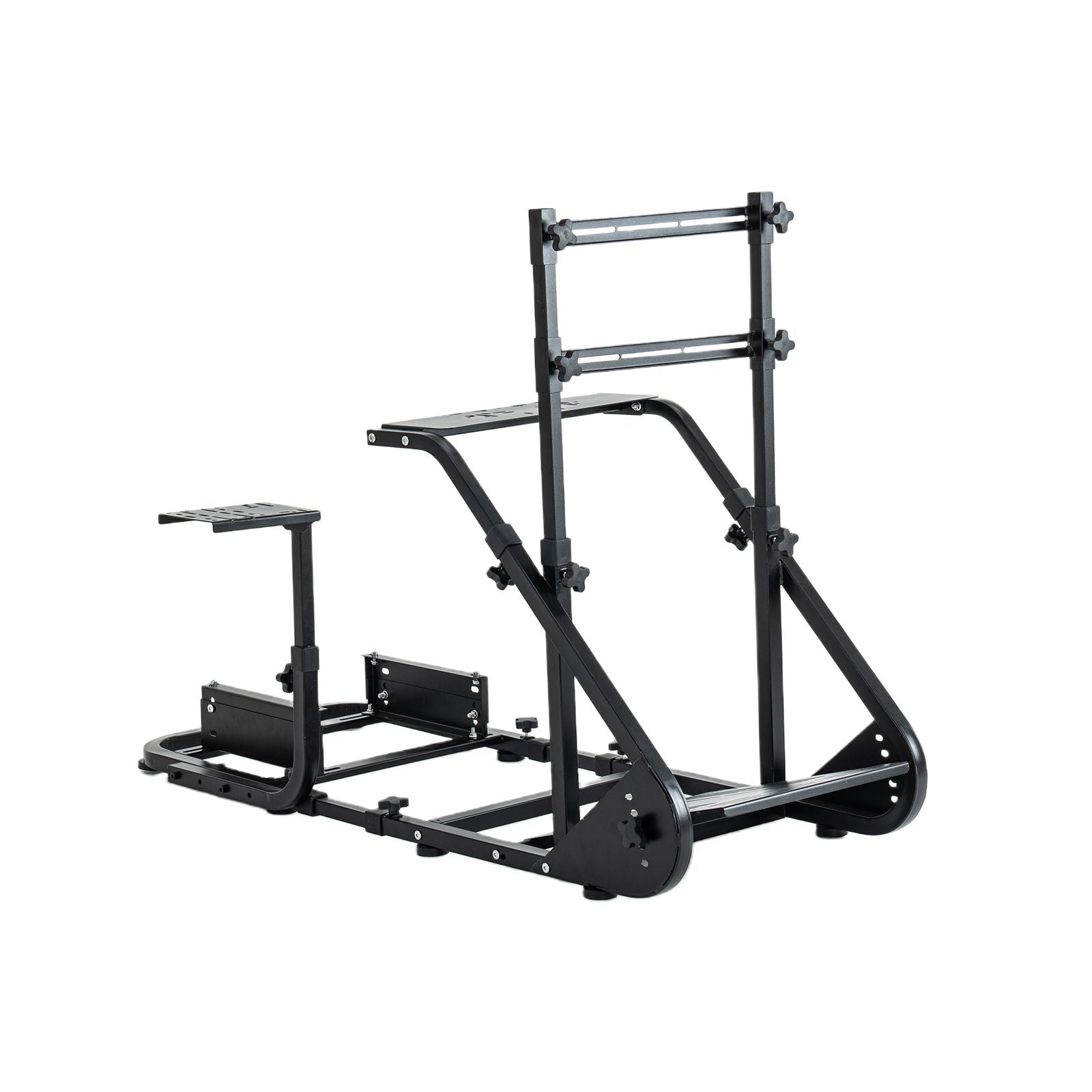 Enhanced and stable racing wheel cockpit, compatible with Fanatec, PXN, Thrustmaster, and Logitech adjustable driving simulators, excluding handbrake, pedals, and monitor -No self pick up New Era Fashion LLc