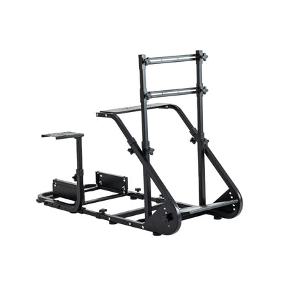 Enhanced and stable racing wheel cockpit, compatible with Fanatec, PXN, Thrustmaster, and Logitech adjustable driving simulators, excluding handbrake, pedals, and monitor -No self pick up New Era Fashion LLc