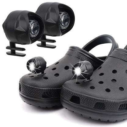 Headlights for croc;  2Pcs croc lights for shoes;  light up croc charms for Dog Walking;  Handy Camping; Waterproof; 3 Modes croc lights New Era Fashion LLc