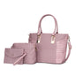 MKF Collection Shonda 3PC Tote with Cosmetic Pouch & Wristlet by Mia k New Era Fashion LLc