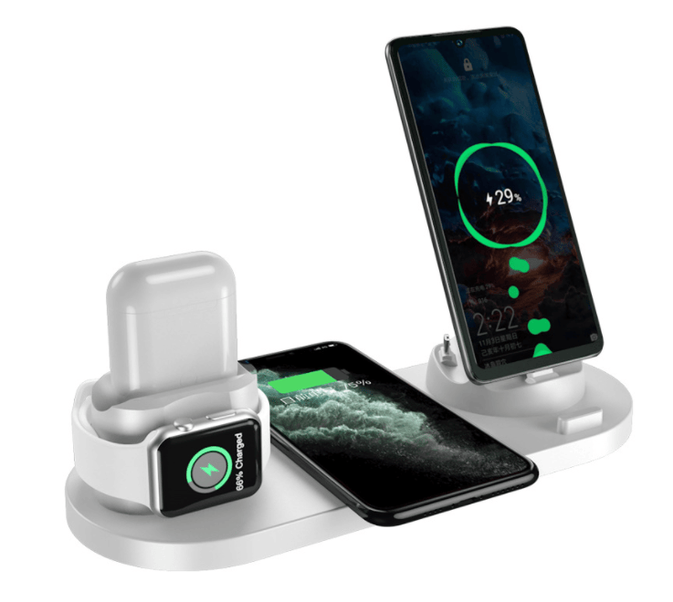 Wireless Charger For IPhone14 13 Fast Charger For Phone Fast Charging Pad For Phone Watch 6 In 1 Charging Dock Station New Era Fashion LLc