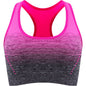 1pc/2pcs/3pcsMedium Support Two Tone Racer Back Sports Bra, Fitness Workout Running Yoga Bra New Era Fashion LLc