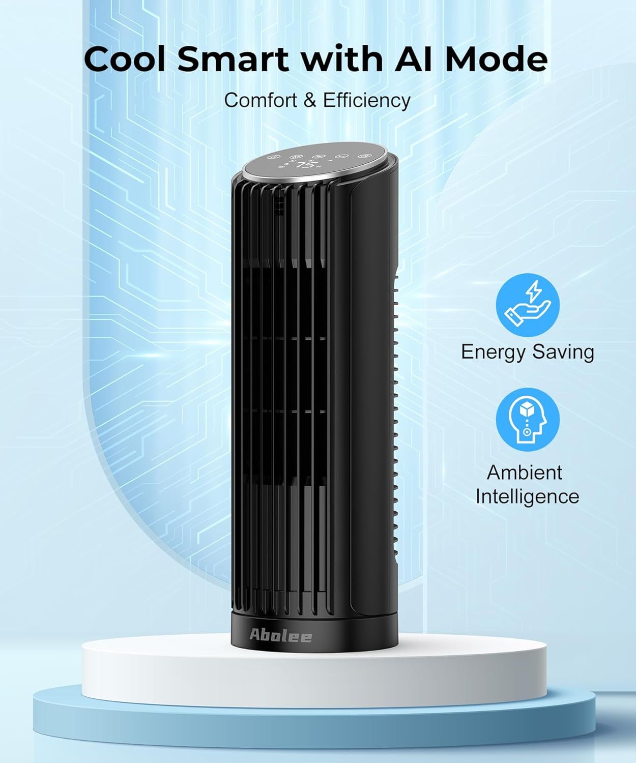 Tower Fan, 23ft/s Desk Fan with Remote, 70° Oscillating, Standing Table Fan with 4 Speeds, 4 Modes, 12Timer, 2026 New 13'' Bladeless Fan for Bedroom Office, Home New Era Fashion LLc