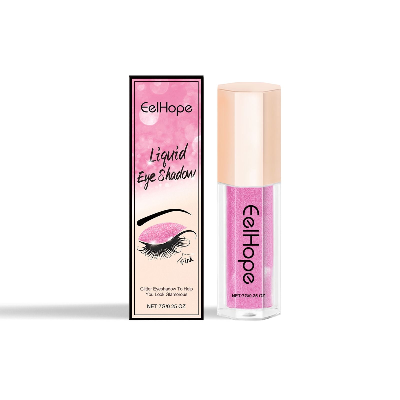 Eelhope (pink colour)Glitter Liquid Eye Shadow Glitter Liquid Eye Shadow New Era Fashion LLc