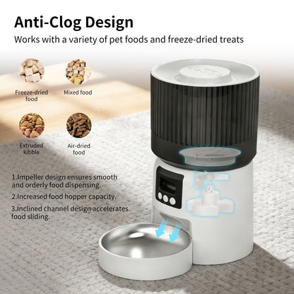 Intelligent fully automatic pet feeder, timed and quantified feeding, remote control is more worry free New Era Fashion LLc