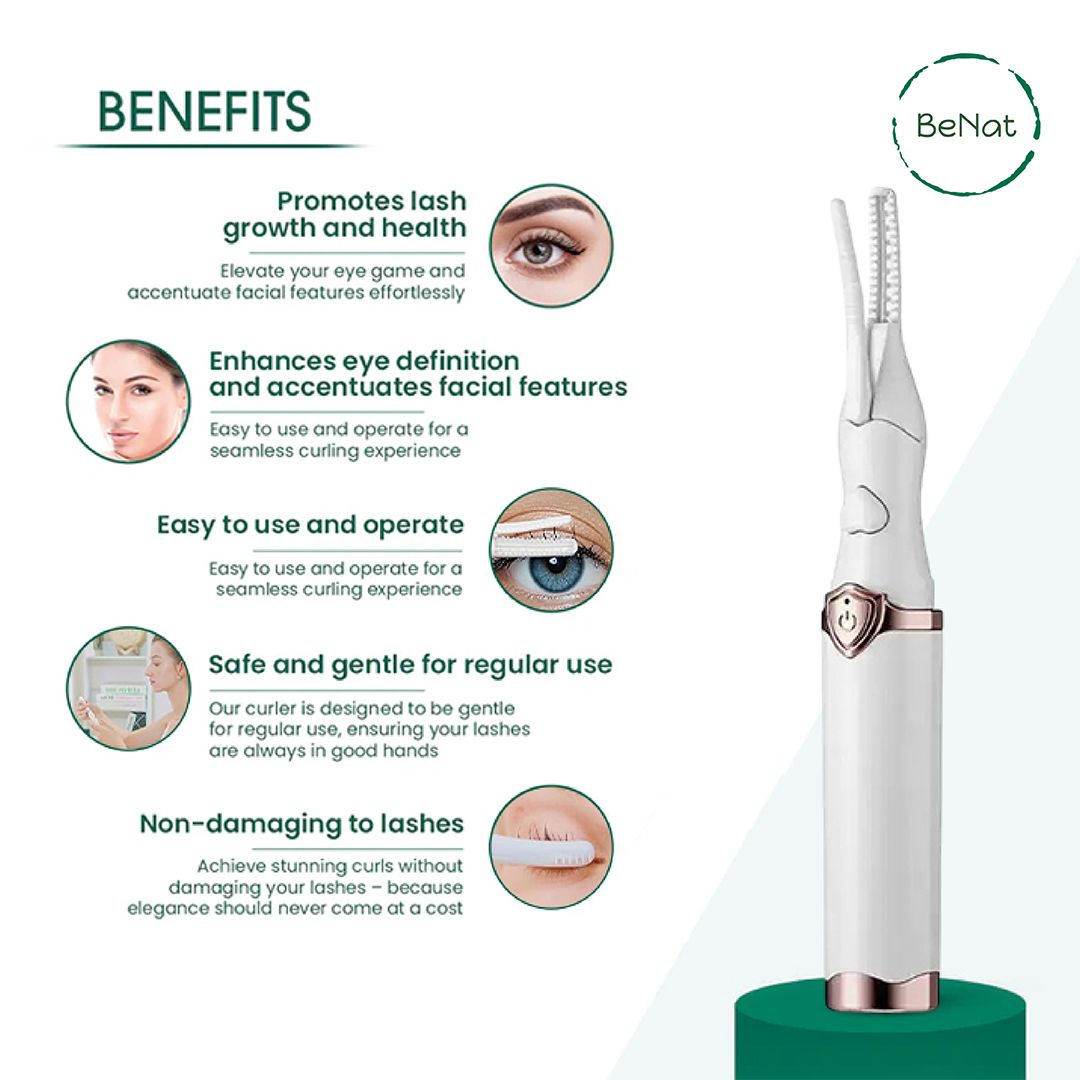 Rejuvenating Electric Eyelash Curler for Stunning, Long-Lasting Lash Volume New Era Fashion LLc