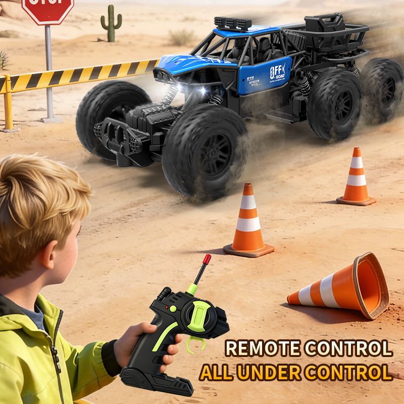 All-terrain Electric Toy Car, Alloy Car, 1:20 Scale Model Car, 2.4GHz R/ C Off-road Car, High-speed Car, with Headlights And Shock Absorption, Birthday Gifts for Kids Over 3 Years Old New Era Fashion LLc