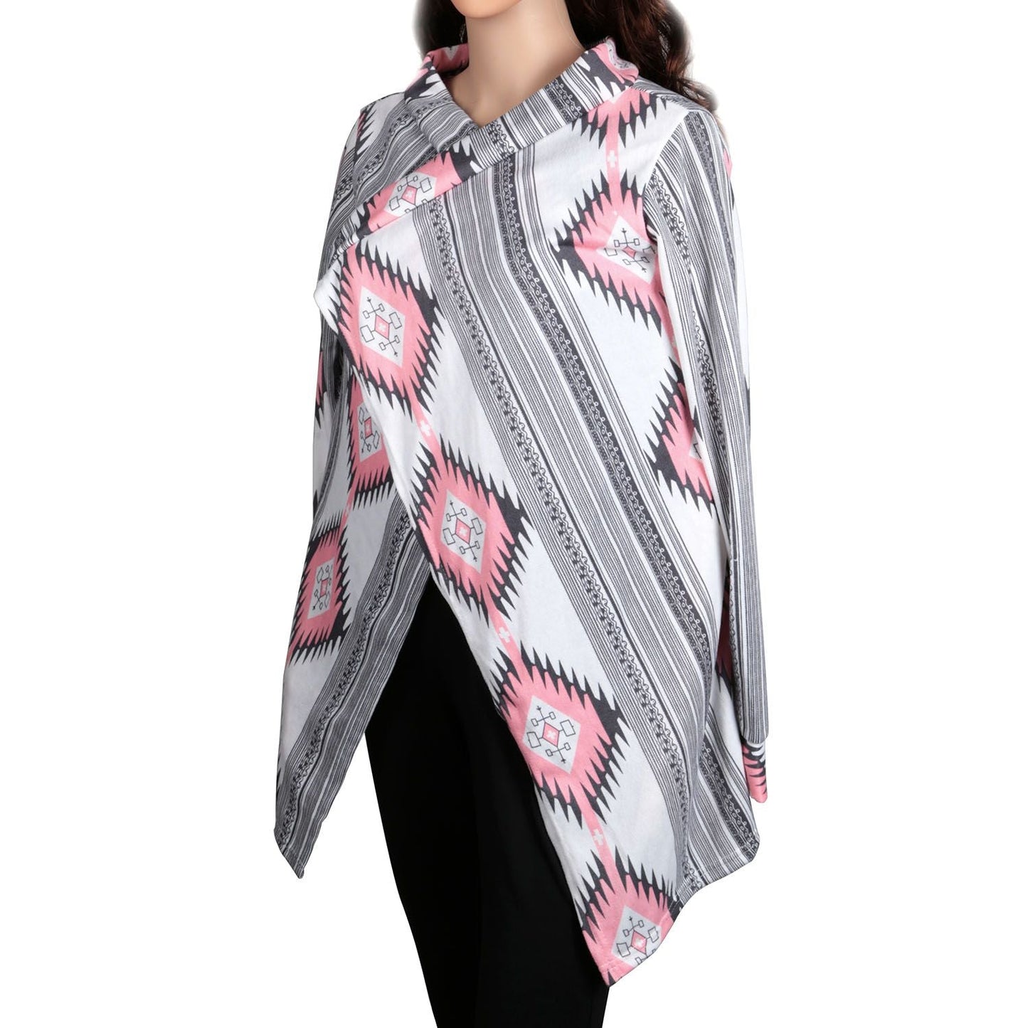 Women Open Front Cardigan Long Sleeve Shawl Neck Breathable Cardigan Well Collection New Era Fashion LLc