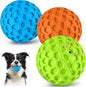havit Indestructible Squeaky Dog Balls for Aggressive Chewers, Interactive Dog Toys to Keep Them Busy, Rubber Dog Chew Toy for Large Medium Breeds, Outdoor Waterproof (3 Colors) New Era Fashion LLc