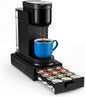 Coffee Pod Organizer Drawer for Keurig K-Cup Pods, Holds 18 Pods - Compact, Easy-Access Design with Smooth Glide, Ideal for Small Spaces and Coffee Machines New Era Fashion LLc