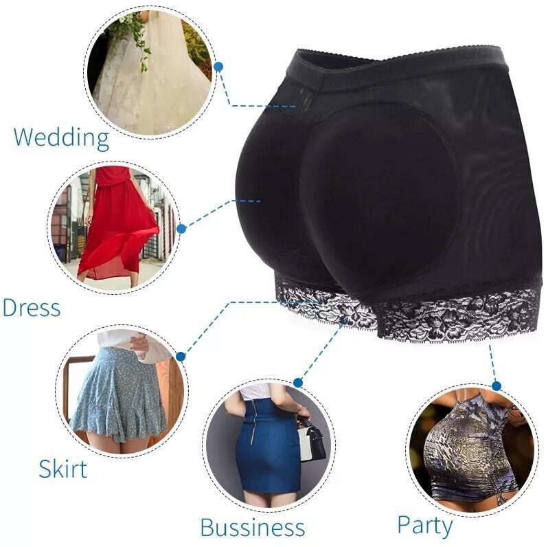 Booty Shaper Padded Underwear Panty Women's FAKE ASS Butt Lifter & Hip Enhancer New Era Fashion LLc