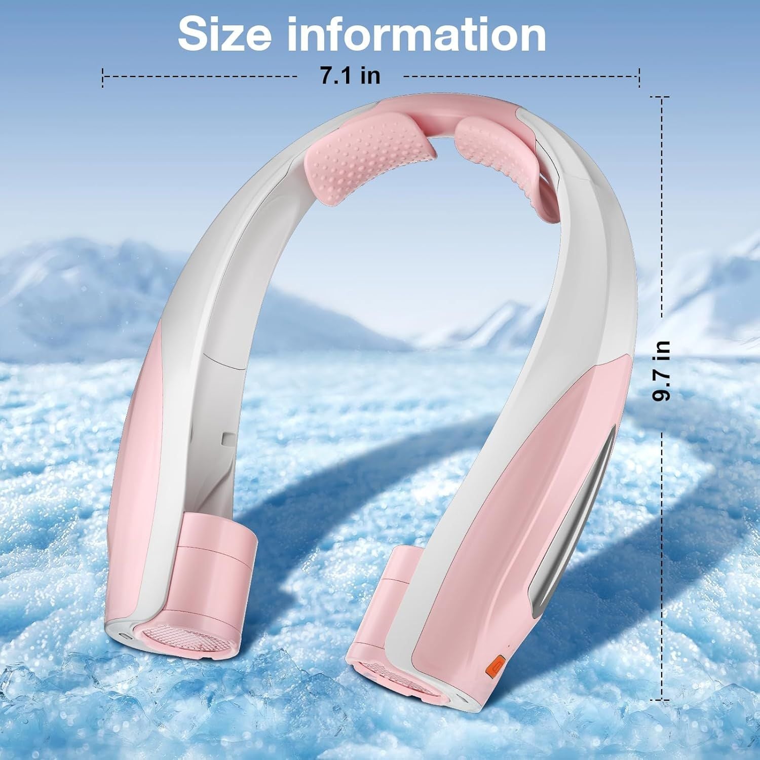 Neck Fan, 6 Speeds Adjustable Portable Personal Fan Rechargeable, Faster Cooling Wearable Fan, Ultra Quiet for Home, Office, Travel, Outdoor New Era Fashion LLc