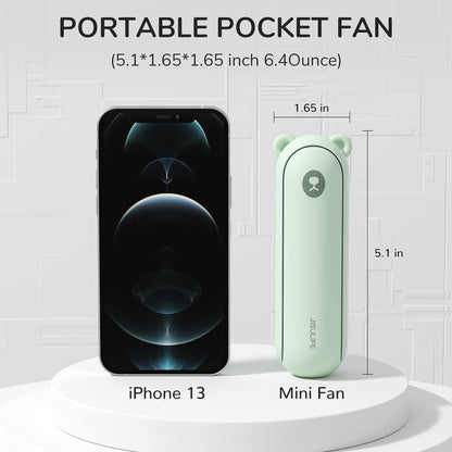 Handheld Fan with 4500 mAh Powerbank Max 37 Hours Runtime, Pocket Portable Battery Operated or USB Powered Folding Personal Fan, 3 Speeds, Gifts for Women Men Kids Gift for Festival New Era Fashion LLc