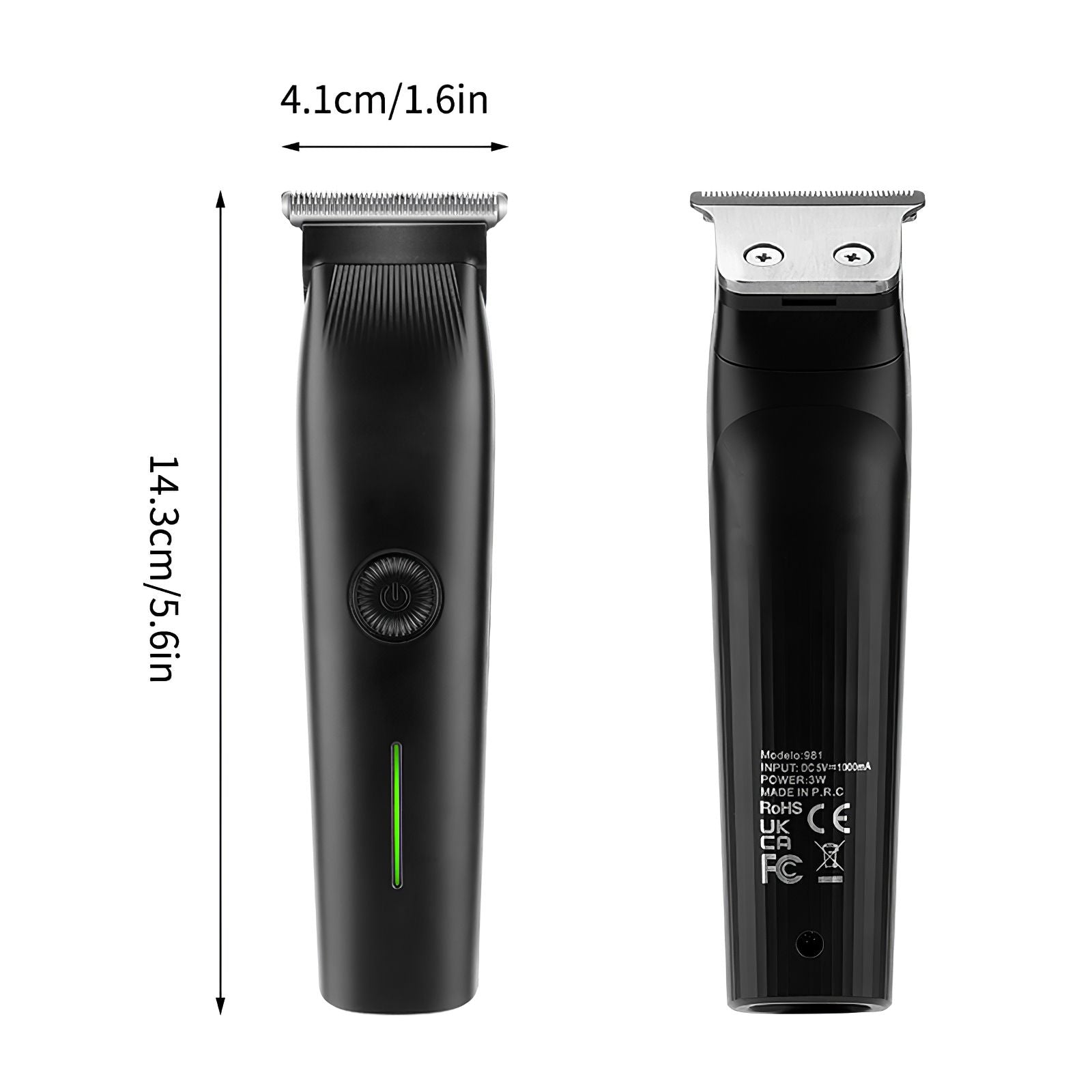 Beard Trimmer, 3 in 1 Hair Clippers and Mens Grooming Kit, Face, Nose, Ear Hair Trimmer - Black New Era Fashion LLc