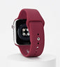 White Silicone Watch Band Made for Apple Watch - Large (42/44/45/49mm) New Era Fashion LLc