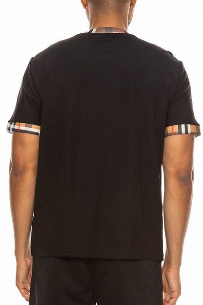 Checkered Short Sleeve Tee New Era Fashion LLc