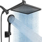 11.8 Inch Rain Shower Head with 6 Modes Handheld Water Spray High Pressure Showerhead Combo with 11 Inch Adjustable Extension Arm New Era Fashion LLc