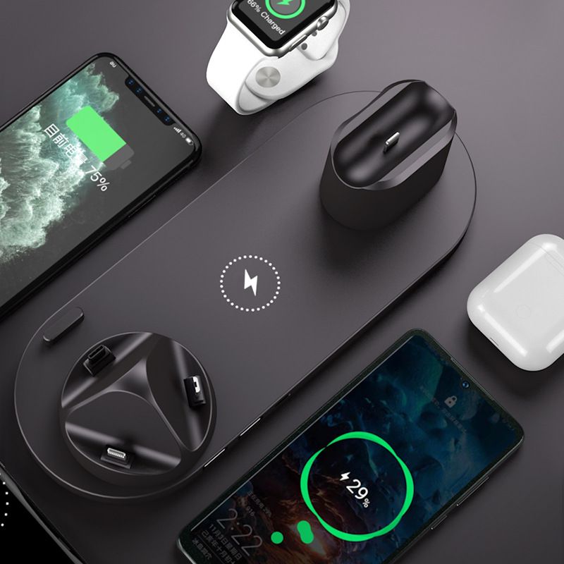 Wireless Charger For IPhone14 13 Fast Charger For Phone Fast Charging Pad For Phone Watch 6 In 1 Charging Dock Station New Era Fashion LLc