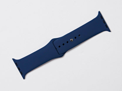 White Silicone Watch Band Made for Apple Watch - Large (42/44/45/49mm) New Era Fashion LLc
