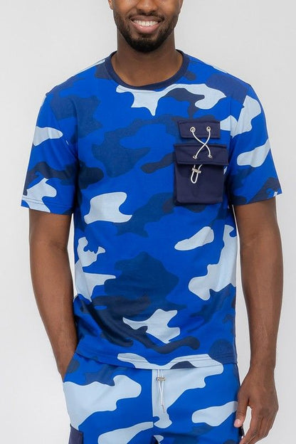 Weiv Full Camo Short Sleeve TShirt New Era Fashion LLc
