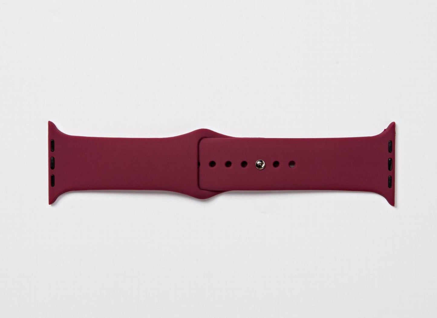 White Silicone Watch Band Made for Apple Watch - Large (42/44/45/49mm) New Era Fashion LLc