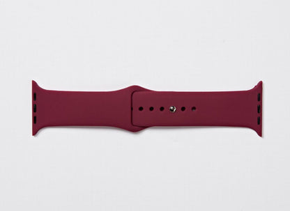 White Silicone Watch Band Made for Apple Watch - Large (42/44/45/49mm) New Era Fashion LLc