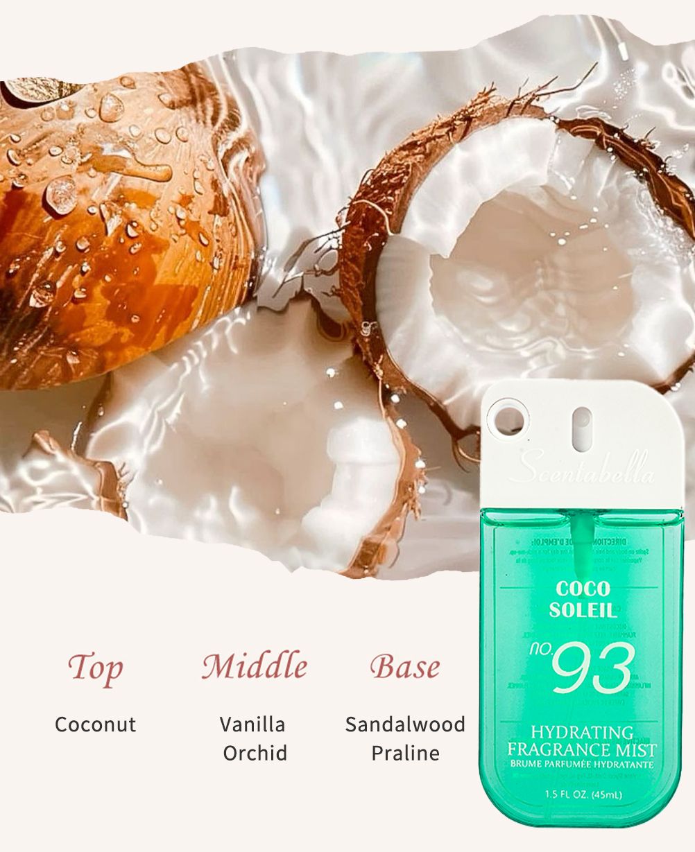 4 Scents Travel-Size Body & Hair Fragrance Mist (1.5 fl oz) - Long-Lasting Fruity & Floral Fragrance for Women, Dates & Gifts New Era Fashion LLc