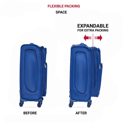 Oxford cloth suitcase Navy blue New Era Fashion LLc