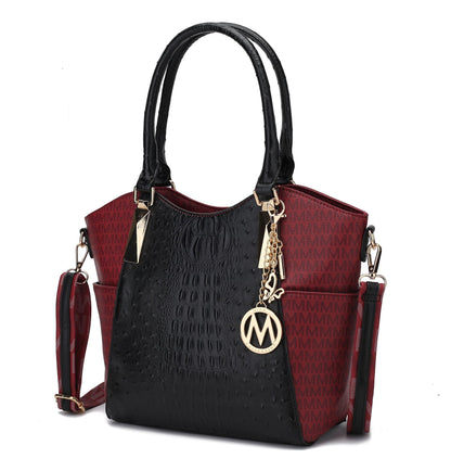 MKF Collection Kristal M Signature Tote Bag by Mia k New Era Fashion LLc