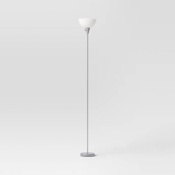 Torchiere Floor Lamp Black Minimalist Standing Light with 3-Way Switch Light Bulbs Not Included New Era Fashion LLc