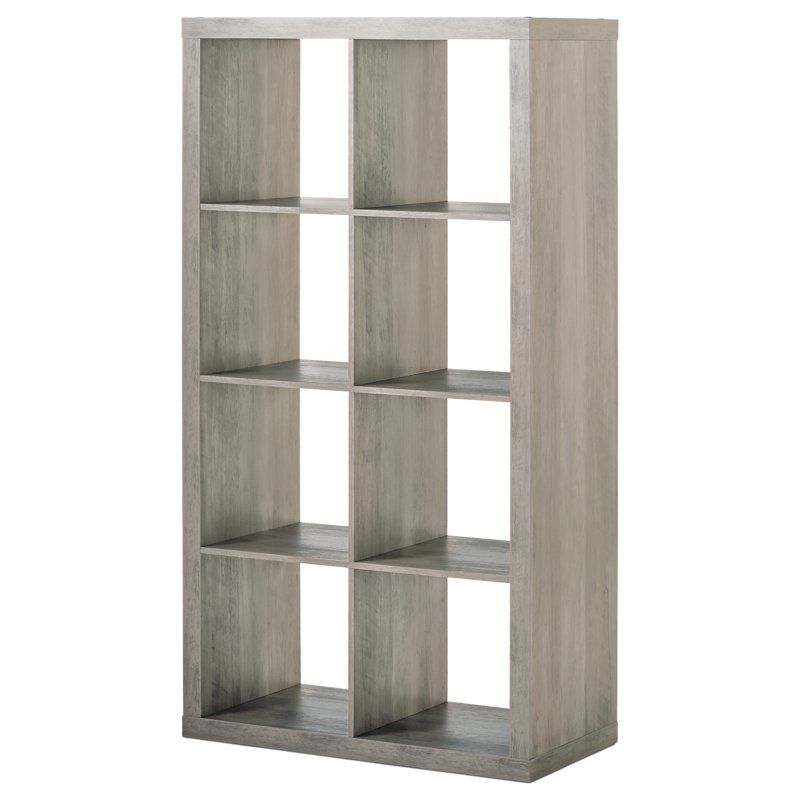 8 Cube Storage Organizer, Rustic Gray New Era Fashion LLc