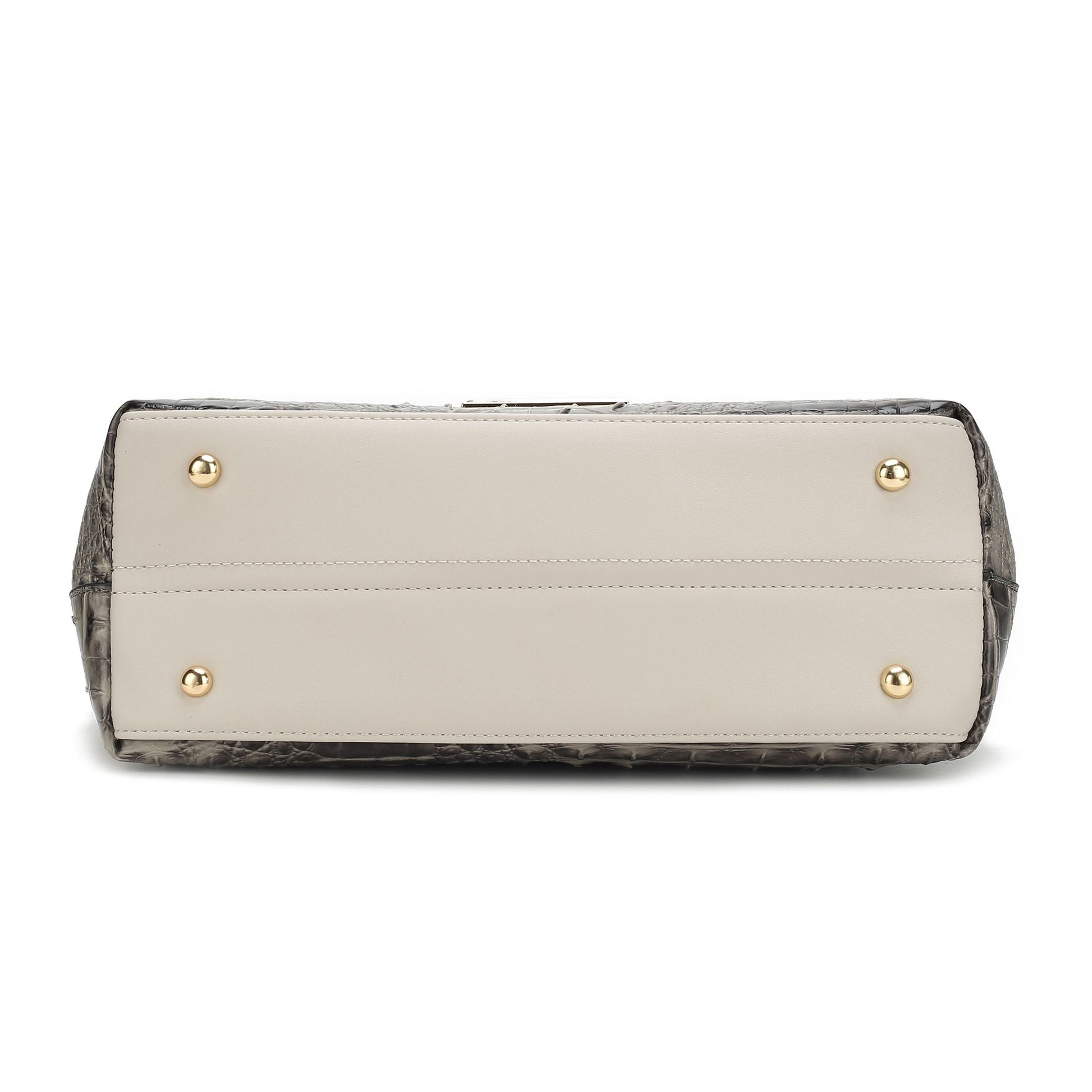 MKF Collection Phoebe Faux Crocodile Embossed Vegan Leather Women Tote with Wristlet Wallet Bag by Mia k New Era Fashion LLc