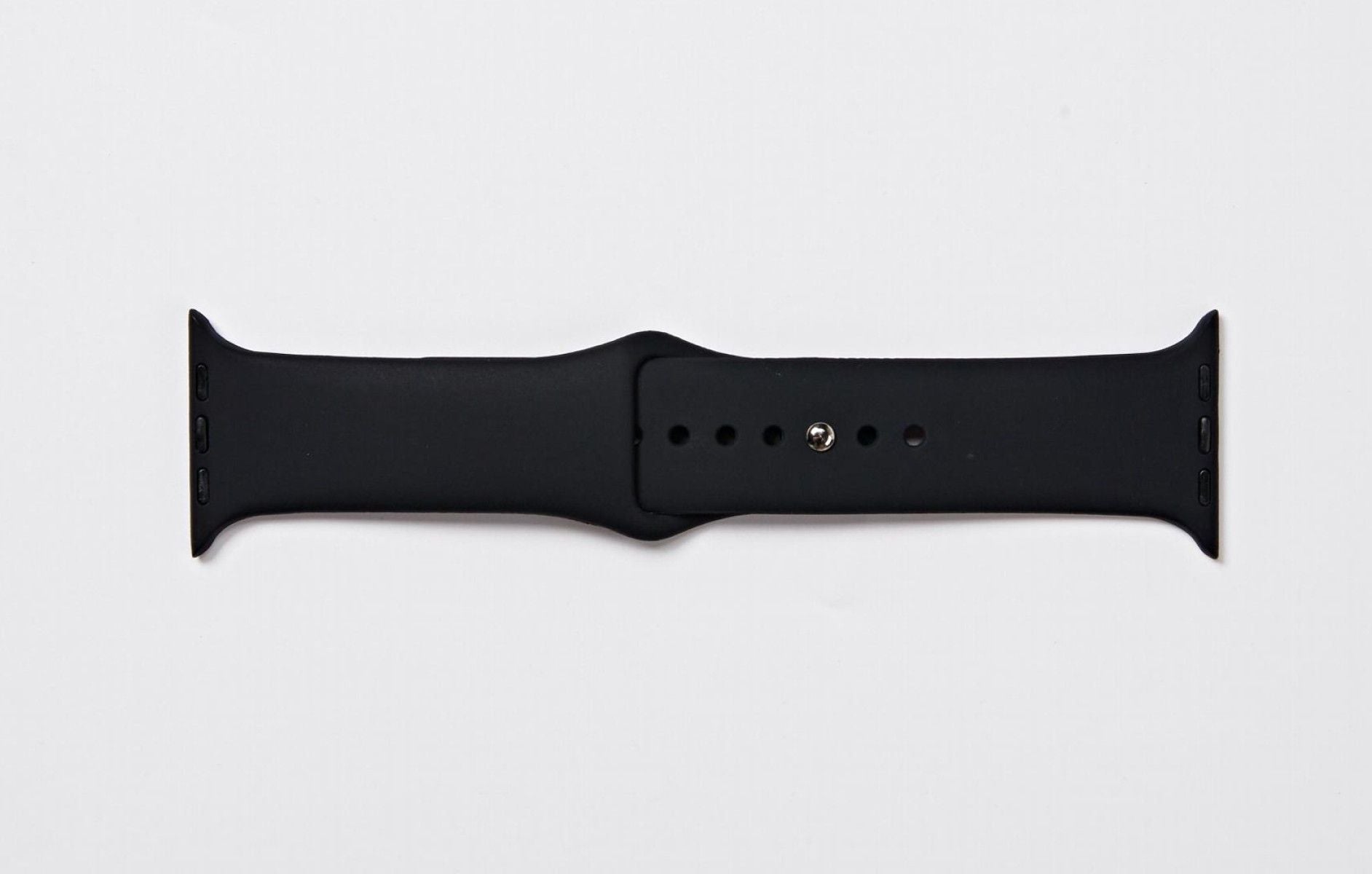 White Silicone Watch Band Made for Apple Watch - Large (42/44/45/49mm) New Era Fashion LLc