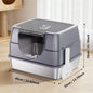 Galaxy stainless steel cat litter box, sturdy, durable, easy to clean, odorless, non stick to sand, a choice for cross-border quality New Era Fashion LLc