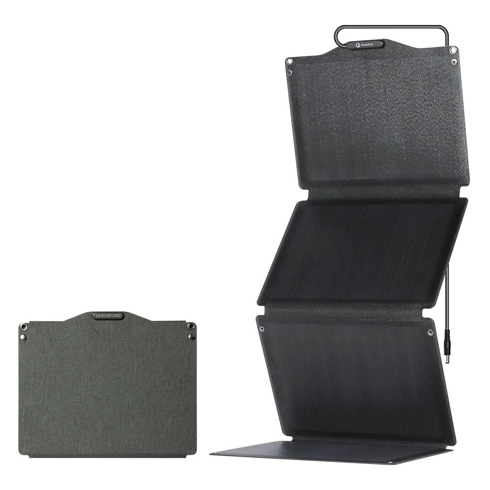 200W Portable Power Station;  FlashFish 40800mAh Solar Generator with 60W 18V ETFE Portable Solar Panel;  Flashfish Foldable Solar Charger New Era Fashion LLc