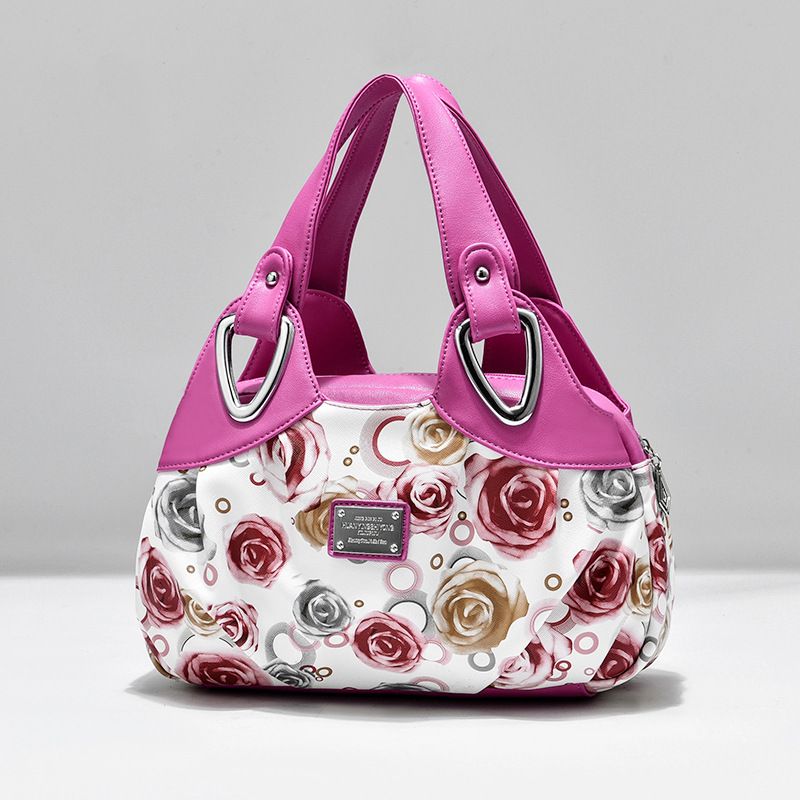 Luxury Handbags Flower Design Top-handle Ladies Handbag Women Shoulder Bags PU Leather Messenger Purse Bag Female Tote Sac Main New Era Fashion LLc