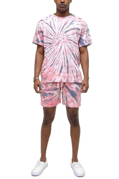 Tye Dye Shirt and Short Set New Era Fashion LLc
