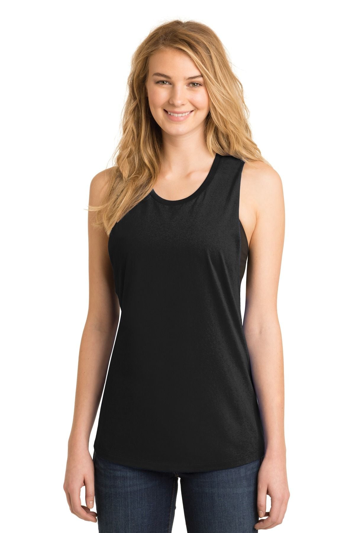 District Women's Fitted V I T Festival Tank DT6301 New Era Fashion LLc