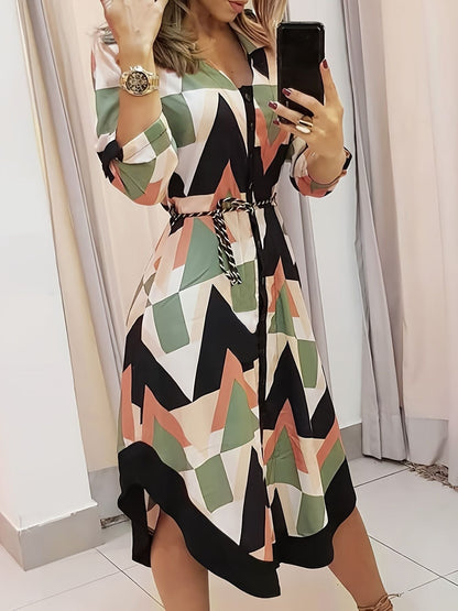 Elegant Summer High Waist Fashion Ditsy Floral Print Dress; Slim Temperament Maxi Dresses; Women's Clothing New Era Fashion LLc