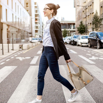 Ladies Canvas Tote Bag Multifunctional Purse Handbag Adjustable Shoulder Rucksack Convertible Backpack Wear-Resistant Dirt-Proof For Women School Office Travel New Era Fashion LLc