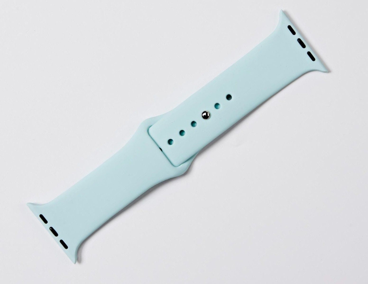 White Silicone Watch Band Made for Apple Watch - Large (42/44/45/49mm) New Era Fashion LLc