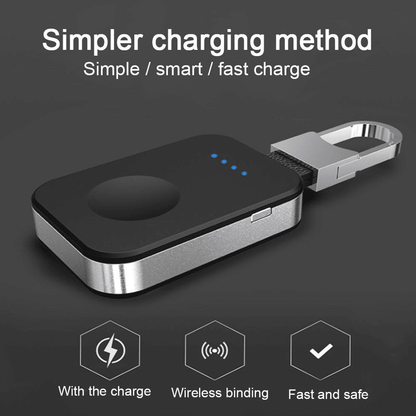 Qi Wireless Charger For i Watch 2 3 4 950mah Power Bank For Apple Watch External Battery Pack Mini Wireless Charger Dock New Era Fashion LLc