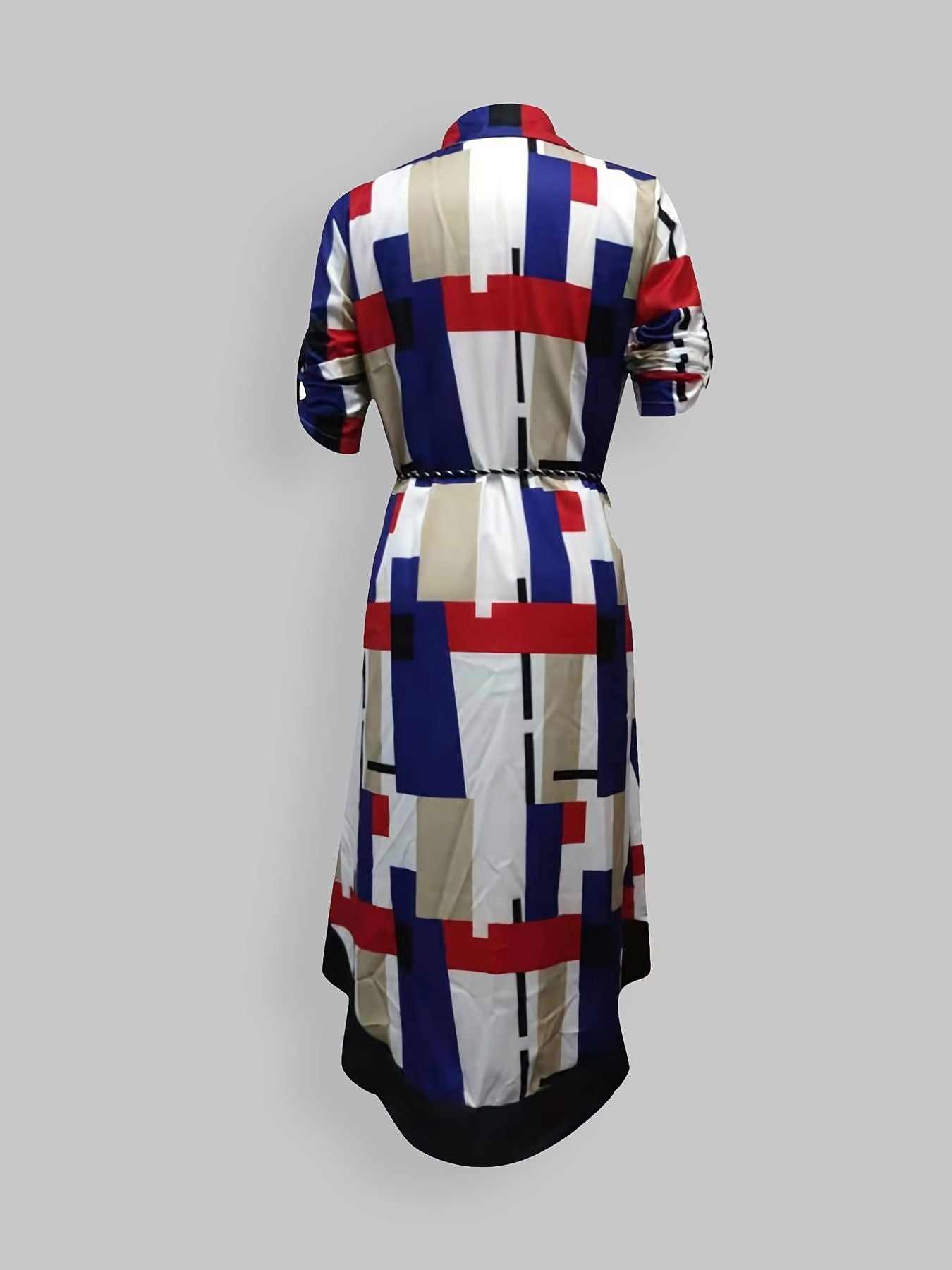 Elegant Summer High Waist Fashion Ditsy Floral Print Dress; Slim Temperament Maxi Dresses; Women's Clothing New Era Fashion LLc