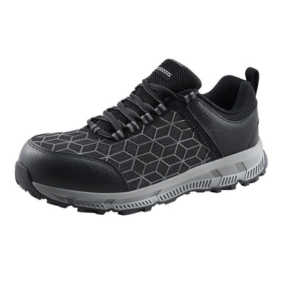 Steel Toe Shoes for Men, US Size 8.5 Wide, Men's Cushion Sport Safety Toe Athletic Work Shoe, Indestructible Safety Sneakers Lightweight,Breathable Industry Construction Work Shoes, Black New Era Fashion LLc