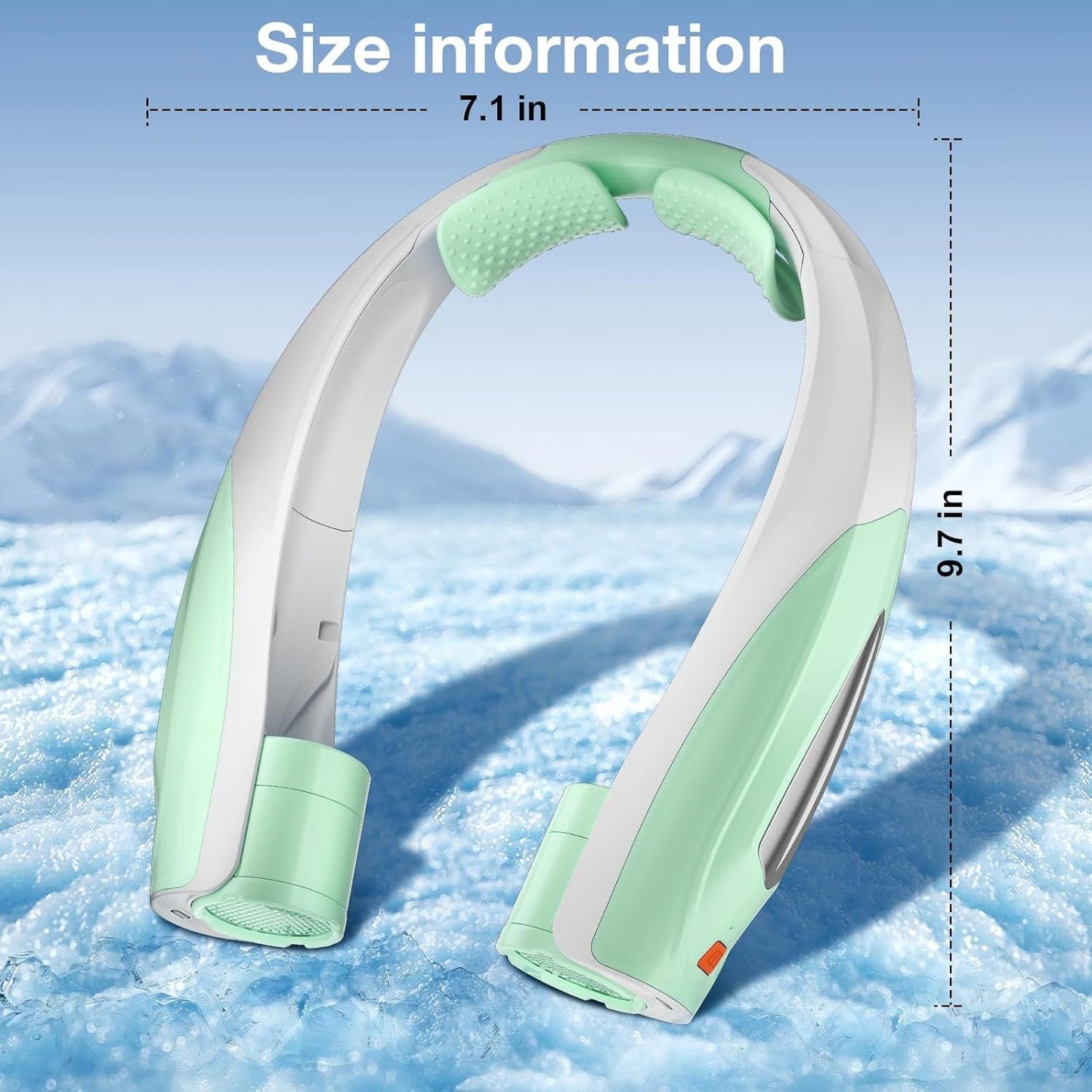 Neck Fan, 6 Speeds Adjustable Portable Personal Fan Rechargeable, Faster Cooling Wearable Fan, Ultra Quiet for Home, Office, Travel, Outdoor New Era Fashion LLc
