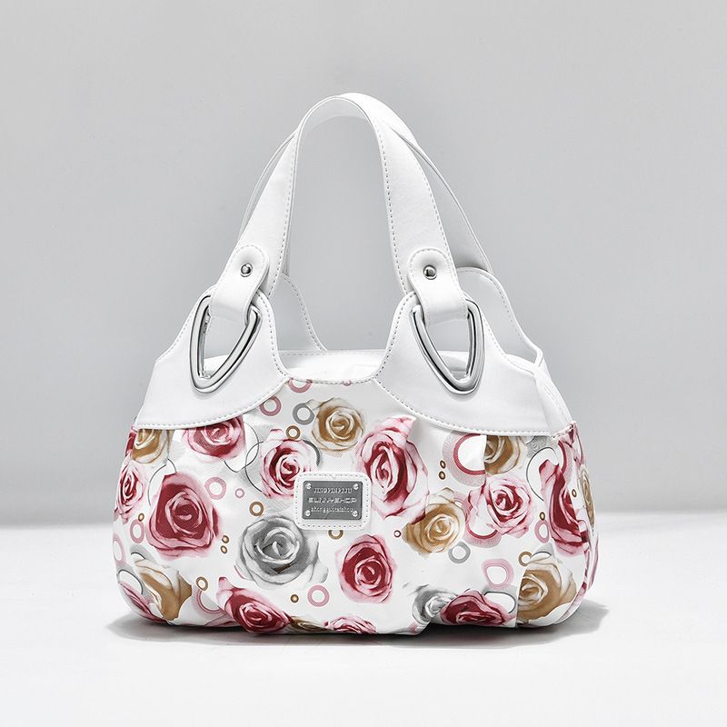 Luxury Handbags Flower Design Top-handle Ladies Handbag Women Shoulder Bags PU Leather Messenger Purse Bag Female Tote Sac Main New Era Fashion LLc