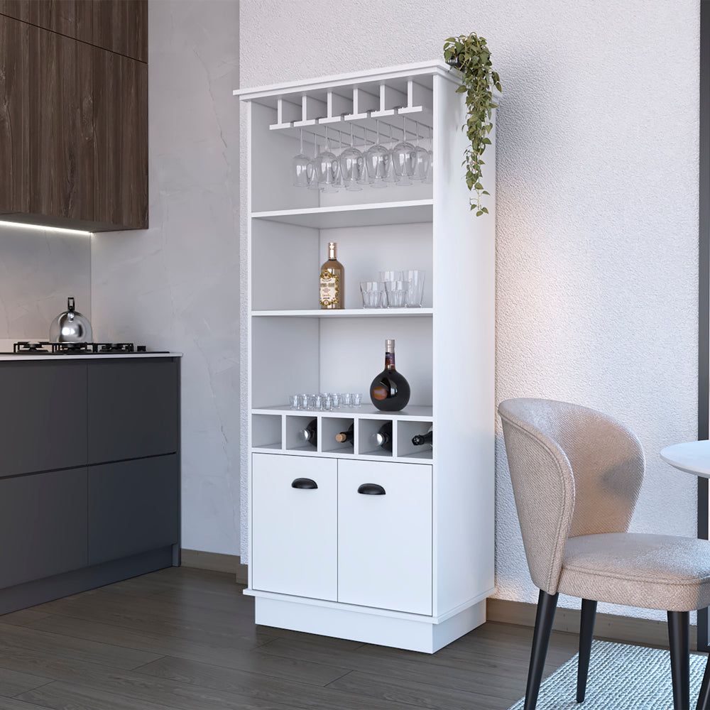 Bar Cabinet Taholah, Living Room, White New Era Fashion LLc